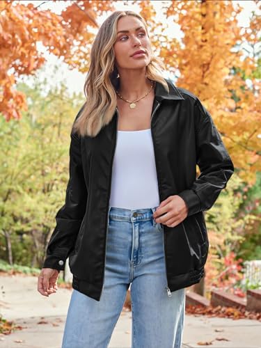 AUTOMET Girls's Outsized Fake Suede Leather-based Jackets - Trendy Bike Coats for Fall and Winter Vogue 2024